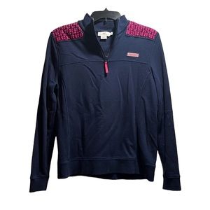 Vineyard Vines Navy Quarter Zip